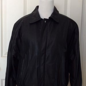 Wilson’s Leather Men’s Black Bomber Jacket